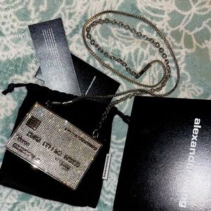 Alexander Wang , silver wangloc minaudiere bag
